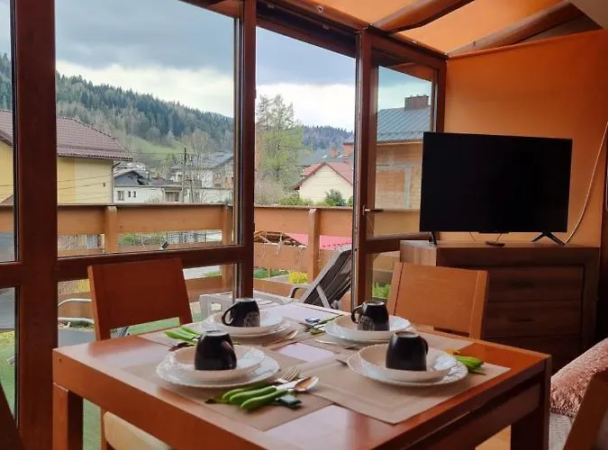 Homestay szállás Wieczorek Goscinne Caloroczne Jacuzzi Ogrodowe Szczyrk